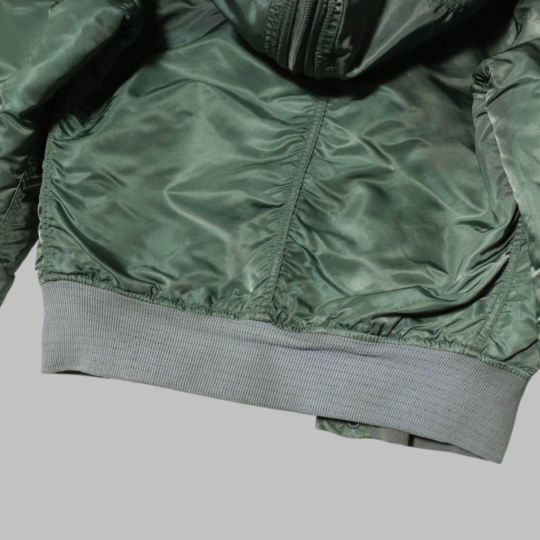 90s★USA製★ALPHA★N-2B フライトジャケット★M★短丈★Y2K