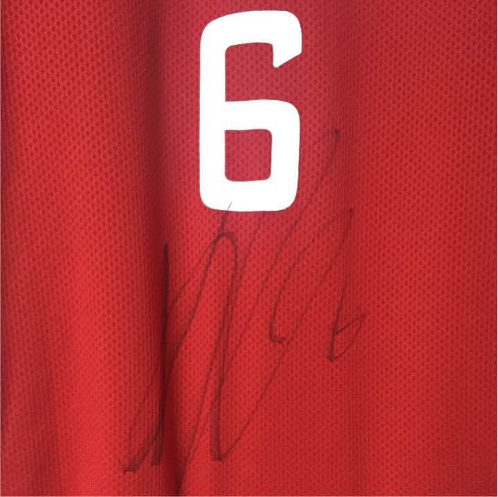 中田浩二 着用 サイン入りユニフォーム