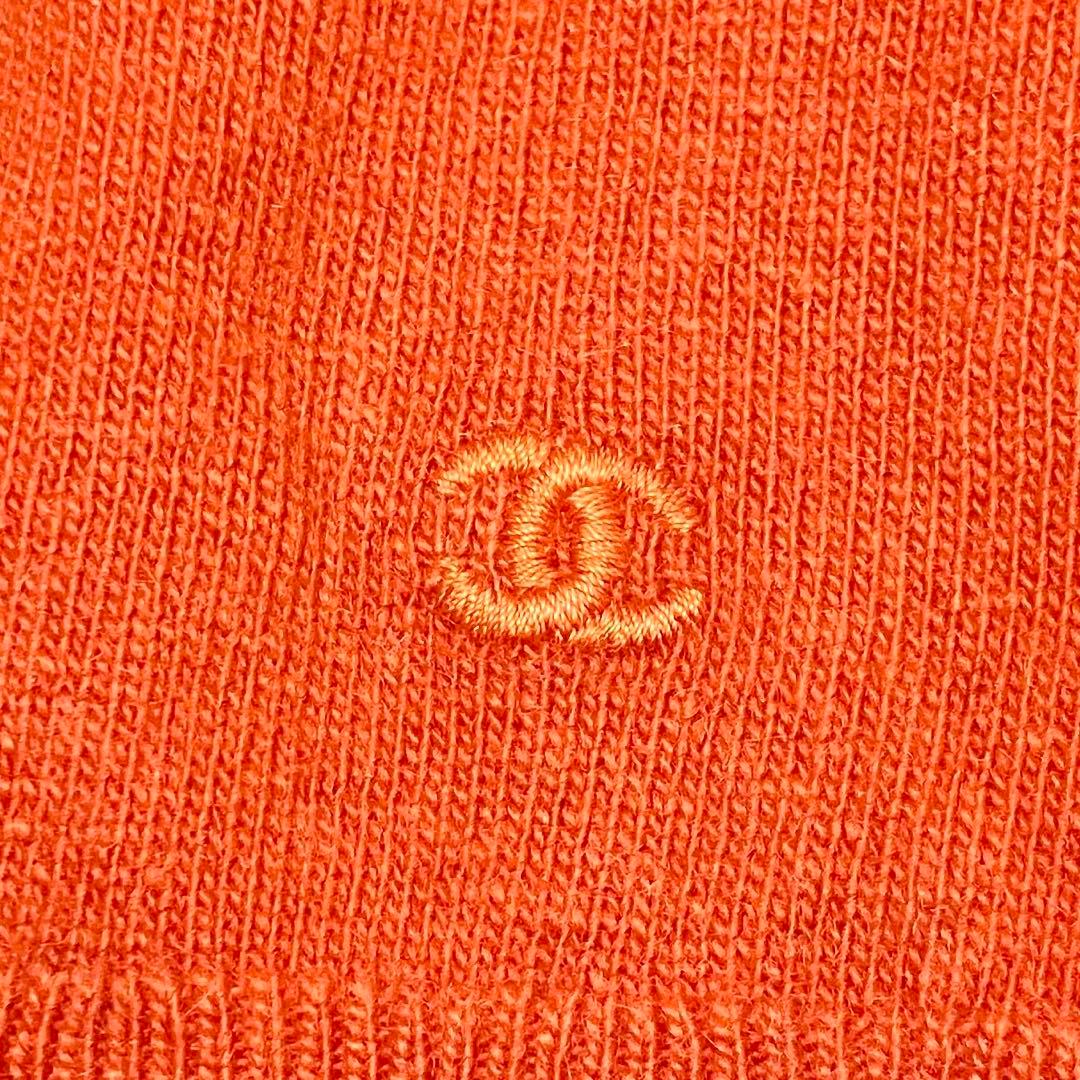 【極美品】CHANEL セーター　カシミヤ　ココマーク　カメリア　金ボタン