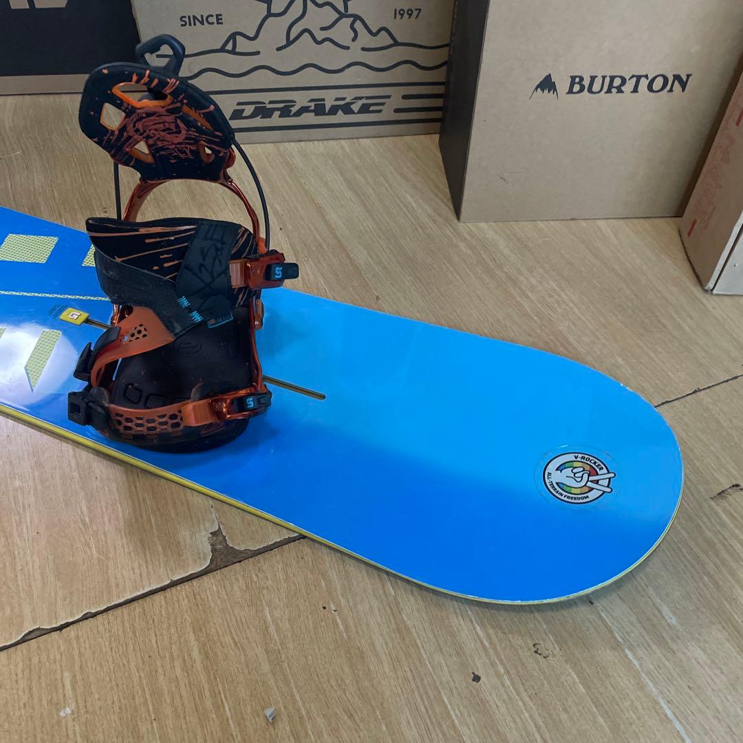 BURTON×FLOW　バートン　スノーボードセット　フロー　バインディング付