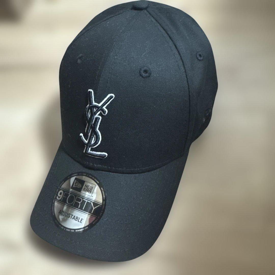 美品YSL 9FORTY キャップ 黒 調整可能