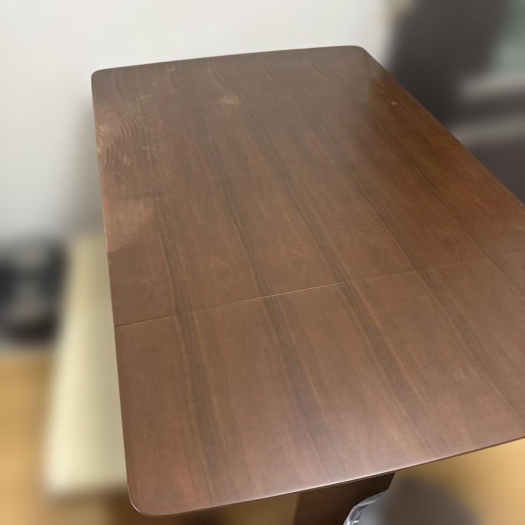 ダークブラウン 木製 ダイニングテーブル　セット