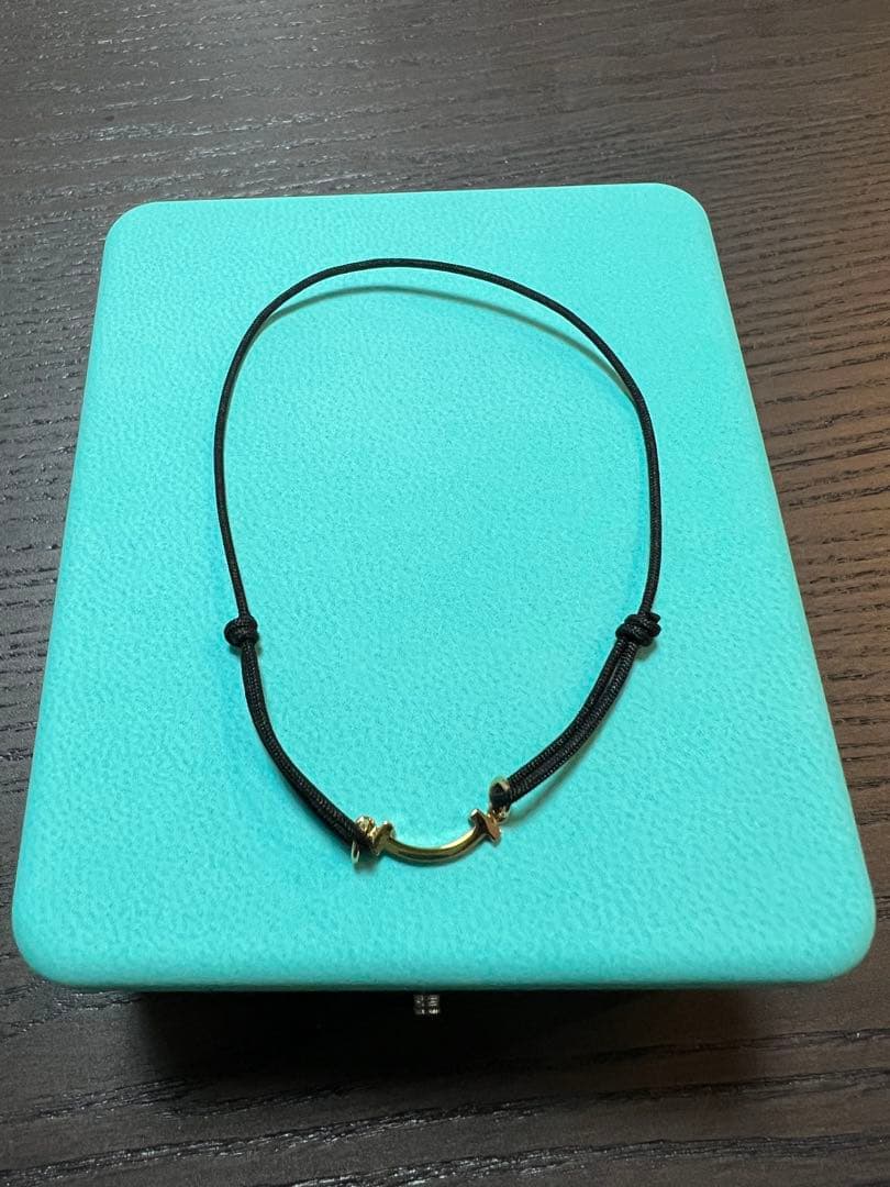 Tiffany & Co. シンプルブレスレット　ゴールド/ブラック