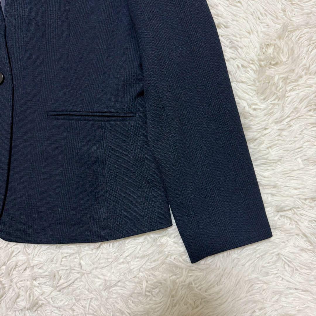 ✨未使用級✨ユナイテッドアローズ パンツスーツ チェック ノーカラー 1ボタン