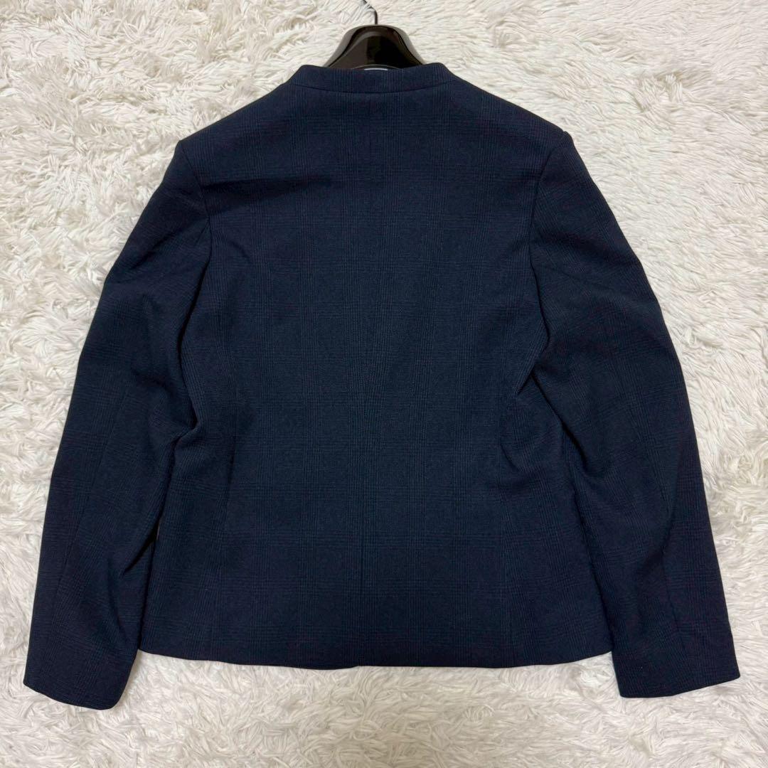 ✨未使用級✨ユナイテッドアローズ パンツスーツ チェック ノーカラー 1ボタン