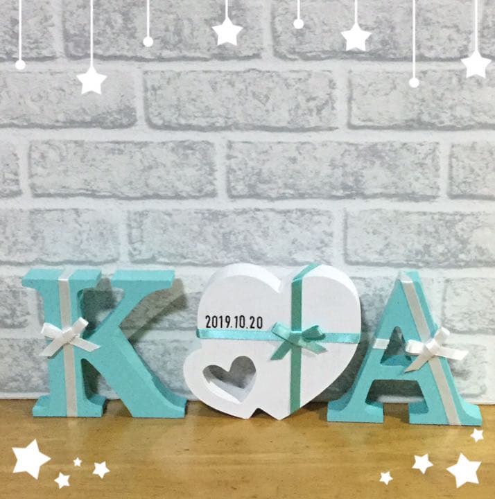 Kana様確認用♡ウェディングバージョン・イニシャルオブジェ