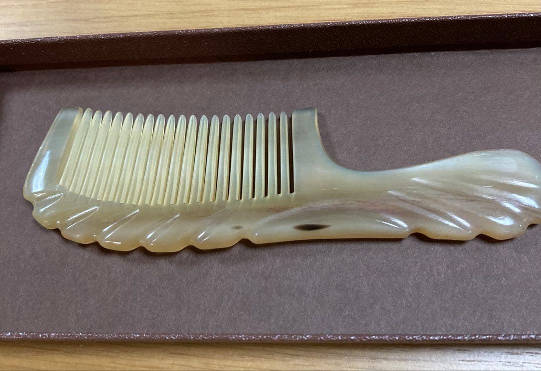 【にゃめ】ステファニーコーム　エメラルドプティハンドル