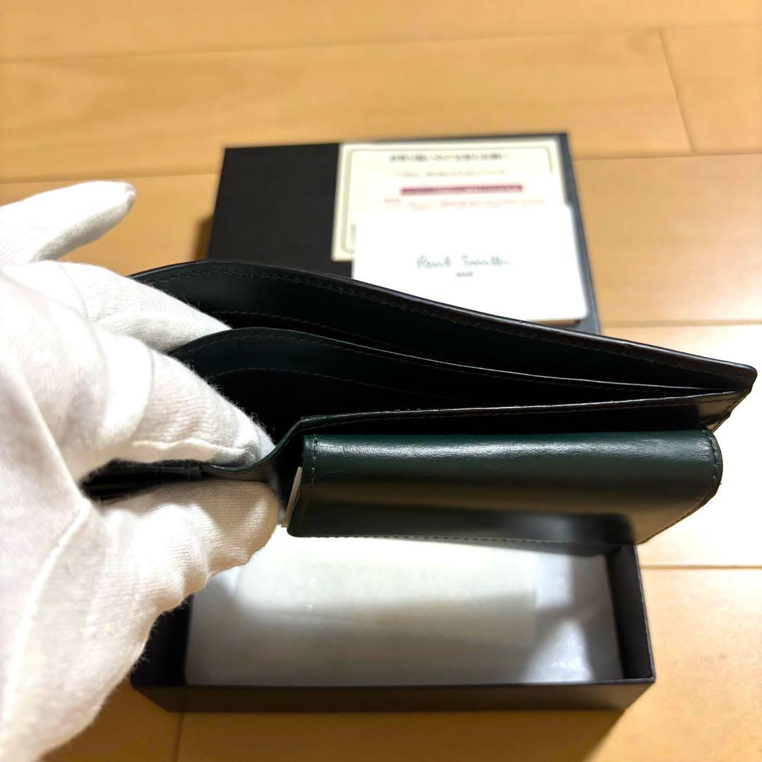 Paul Smith コードバン　二つ折り財布　現行品　最上位　ほぼ未使用　黒
