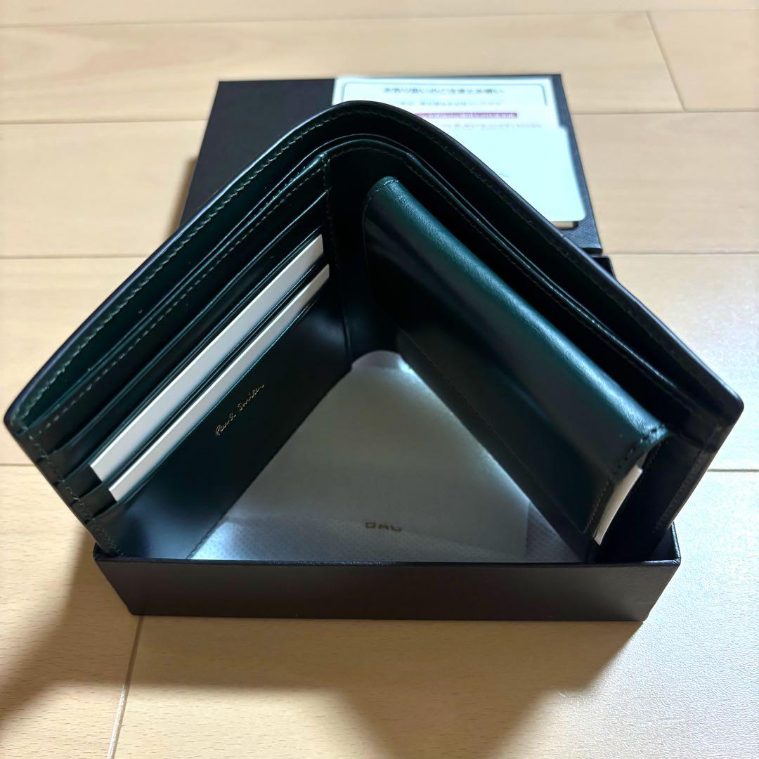 Paul Smith コードバン　二つ折り財布　現行品　最上位　ほぼ未使用　黒