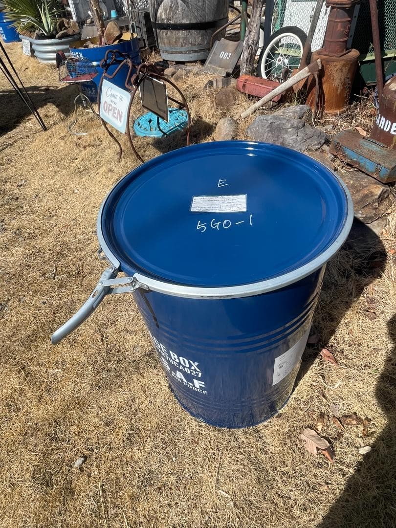 ❤️❤️❤️ドラム缶　ドライガーデン　サビサビガーデン 100L 002