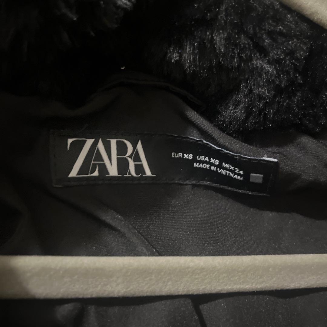 [即日発送]ZARA♡ダウンジャケット♡XS♡ブラック♡ワンホン♡キャバ