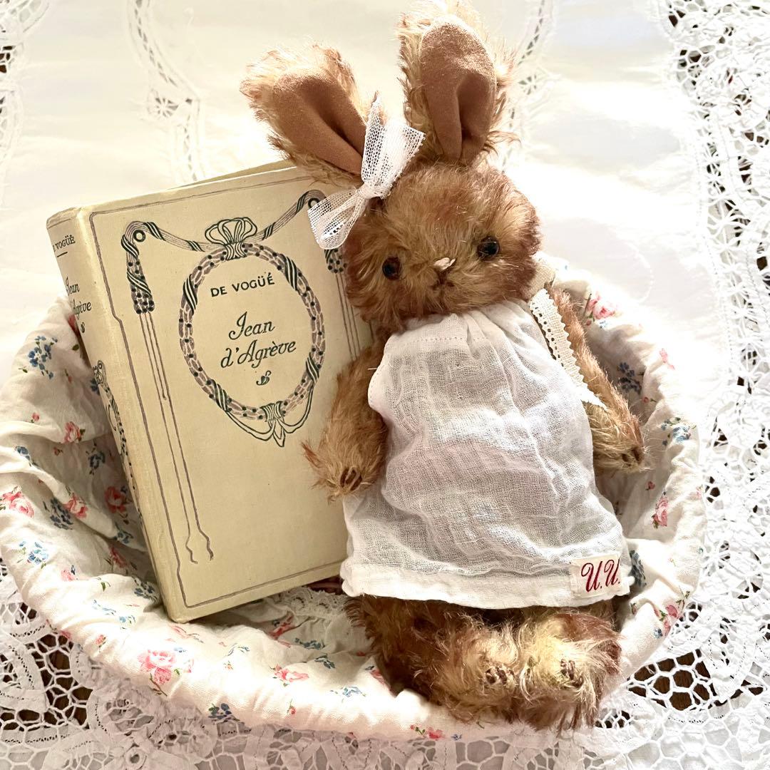 しい　テディうさぎ　テディベア