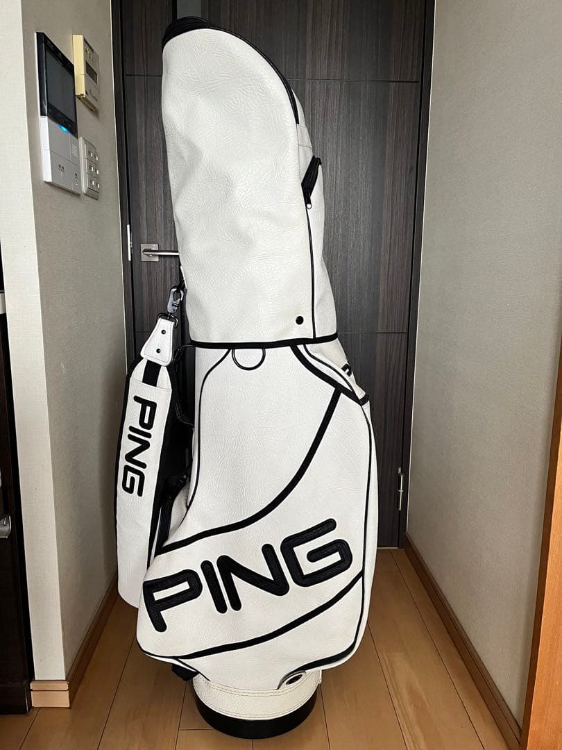 激レア！超美品！PING ピン　ヴィンテージ　キャディバッグ　レザー　激シブ希少