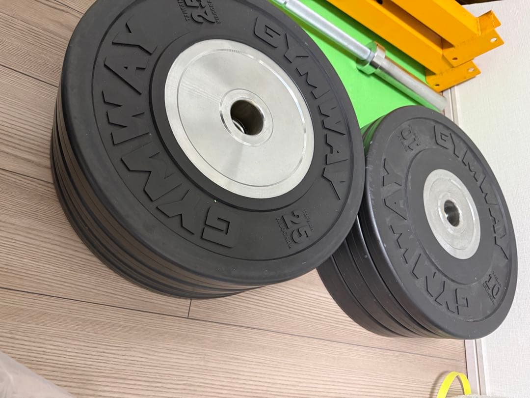 東京引き取り限定　GYMWAY ダンベルプレート　セット