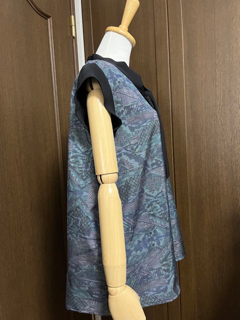 みふた様、専用【738】リボンブラウスグリーン系【739】リボンブラウス青、紫系