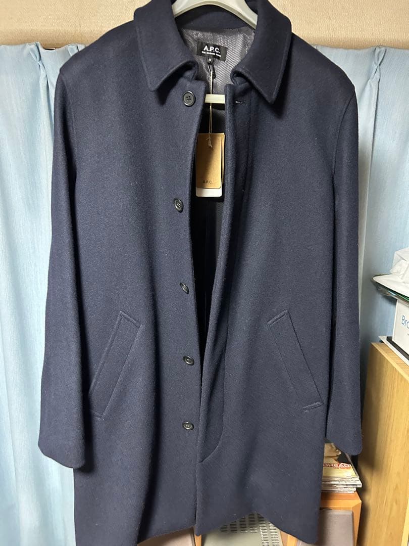 A.P.C mac auster ステンカラーコート 新品未使用 サイズM