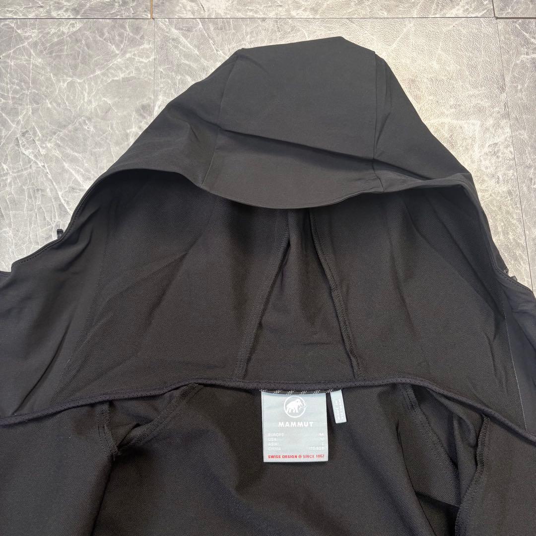 極美品　マムート　マクン2.0 フーデッドジャケット　マウンテンパーカー　L 黒