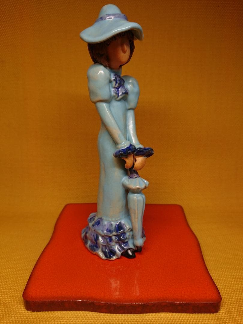 【美品】人形　陶器　オブジェ　置物　インテリア　工芸品　美術品　A3269