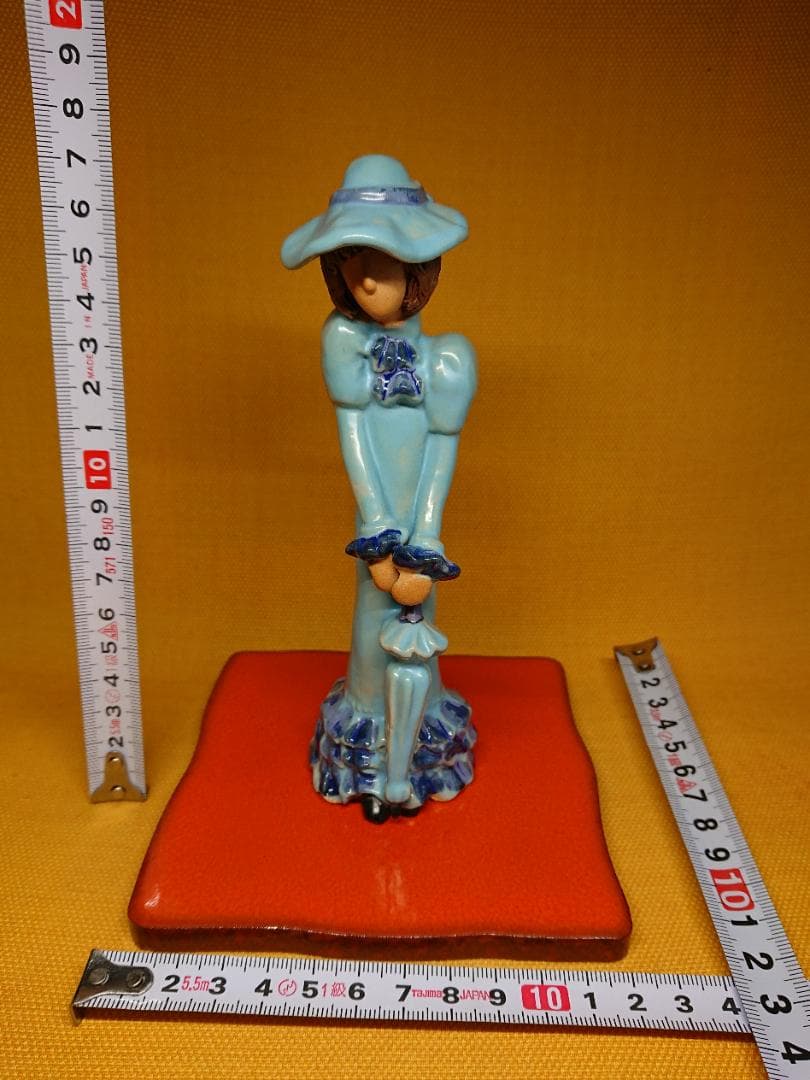 【美品】人形　陶器　オブジェ　置物　インテリア　工芸品　美術品　A3269