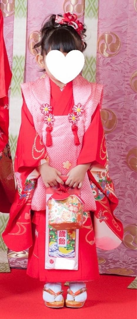 七五三　三歳　被布着セット