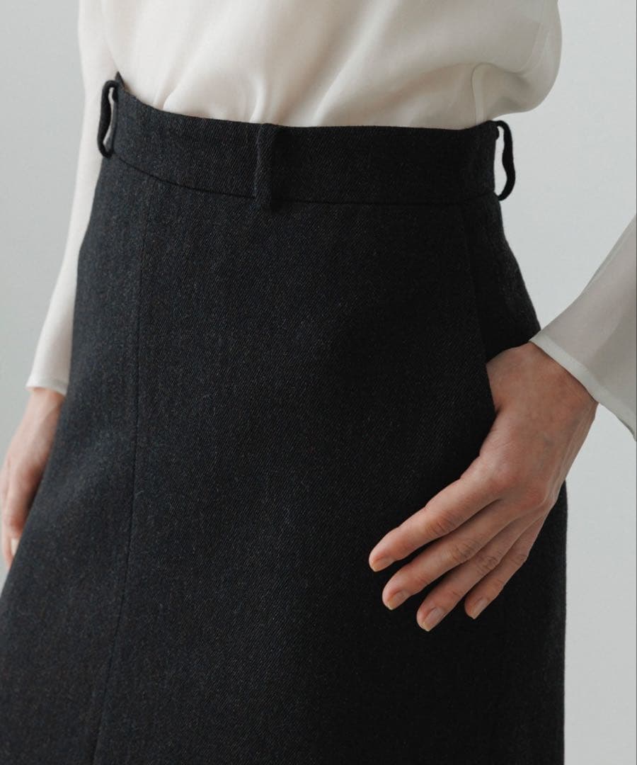 【EMOELLE】Iラインロングスカート　ADAM ET ROPE'