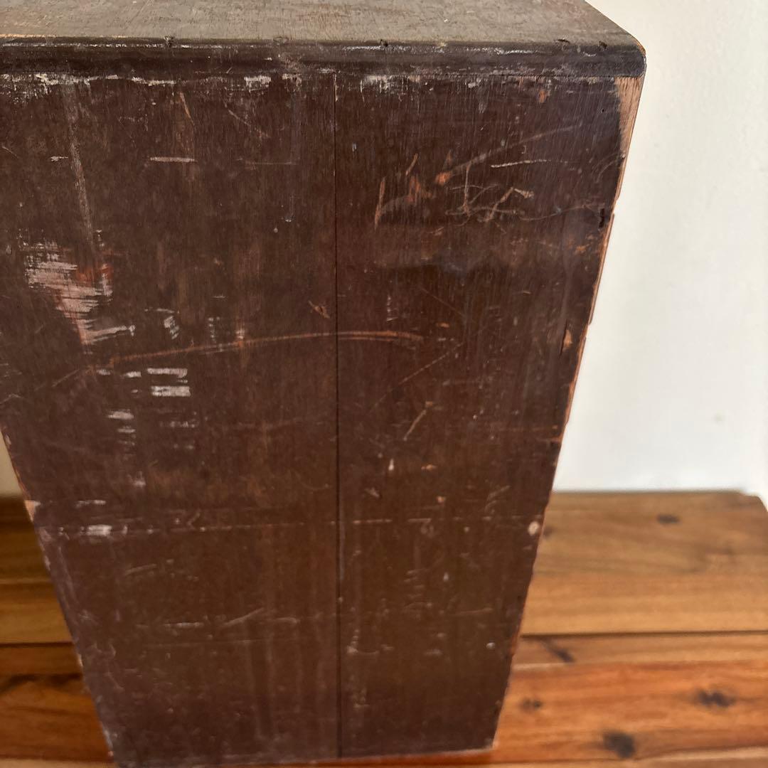 アンティーク　引き出し7段 小物入れ 古道具 木製 昭和　レトロ