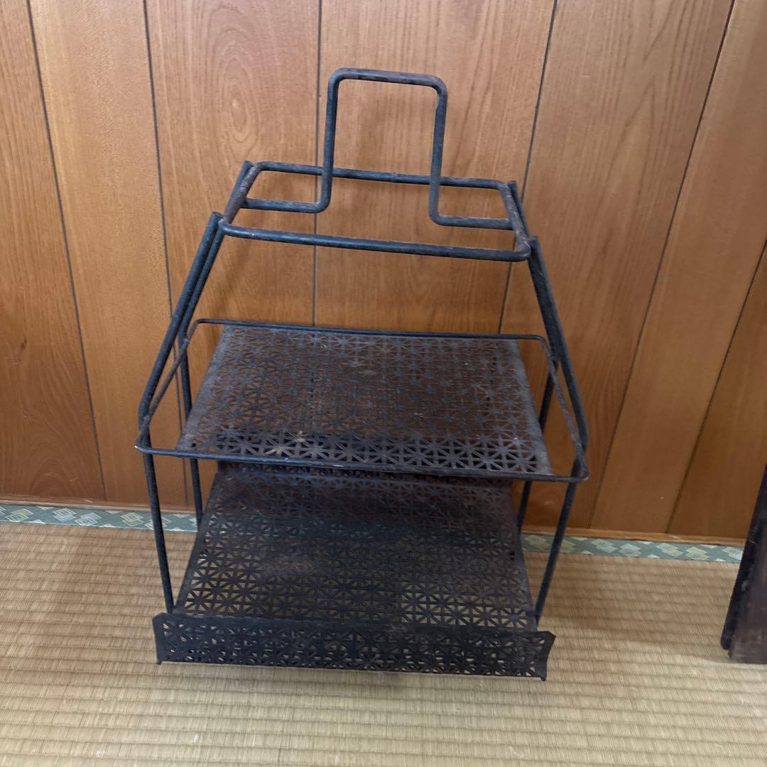 メタル製二段収納ラック