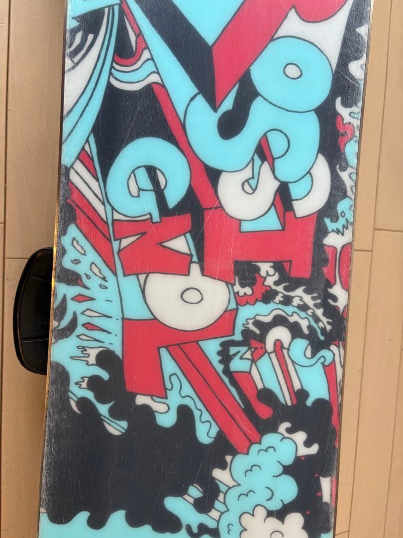 ロシニョール　スノーボード板110cm ビンディングサロモン2点セット