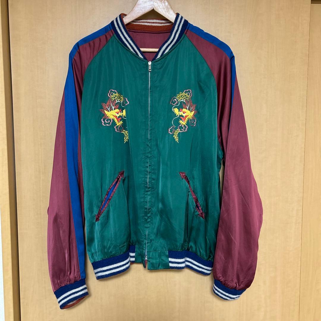 【サイズ特々大】港商 テーラー東洋 スーベニアジャケット スカジャン