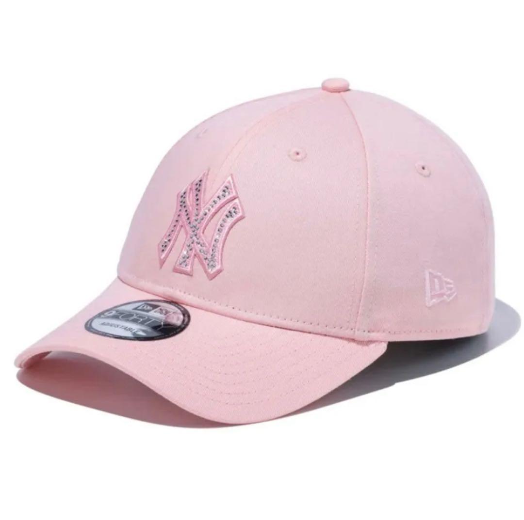 ニューエラ 9FORTY Rhinestone ラインストーン ピンク