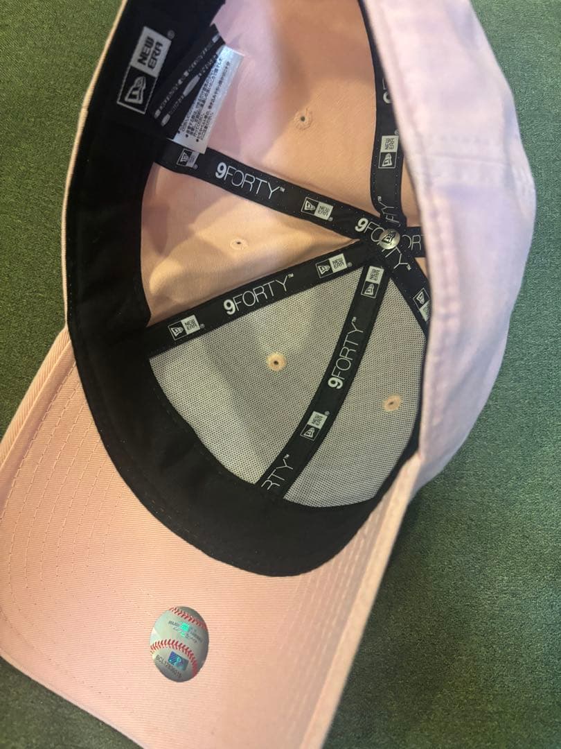 ニューエラ 9FORTY Rhinestone ラインストーン ピンク