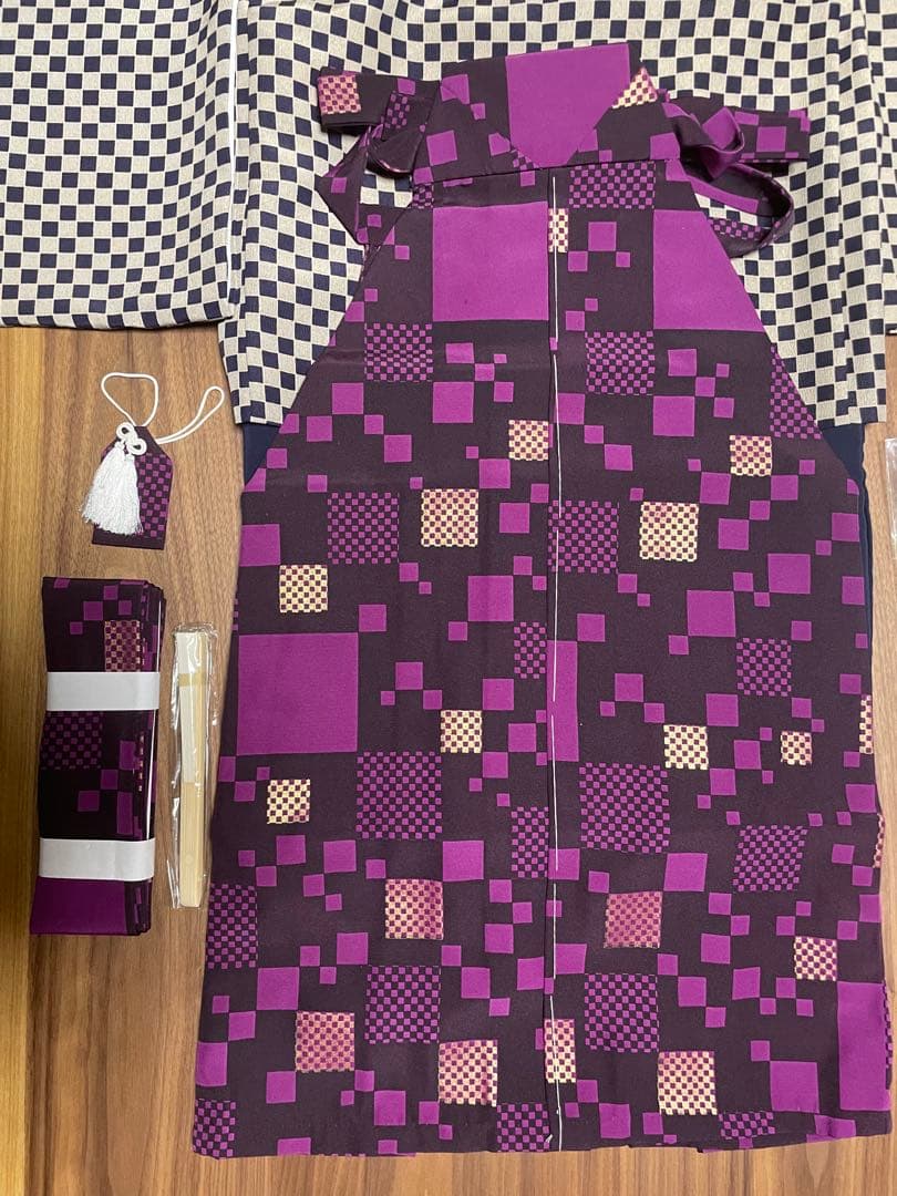 maki　七五三　男児 4歳5歳用　羽織袴セット　モダンカッコイイ