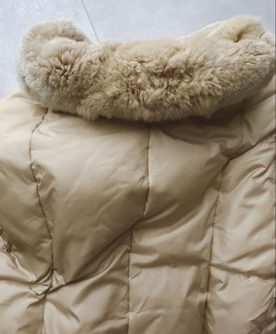マックスマーラ ファー付き 中綿ジャケット ベージュ 36 weekend