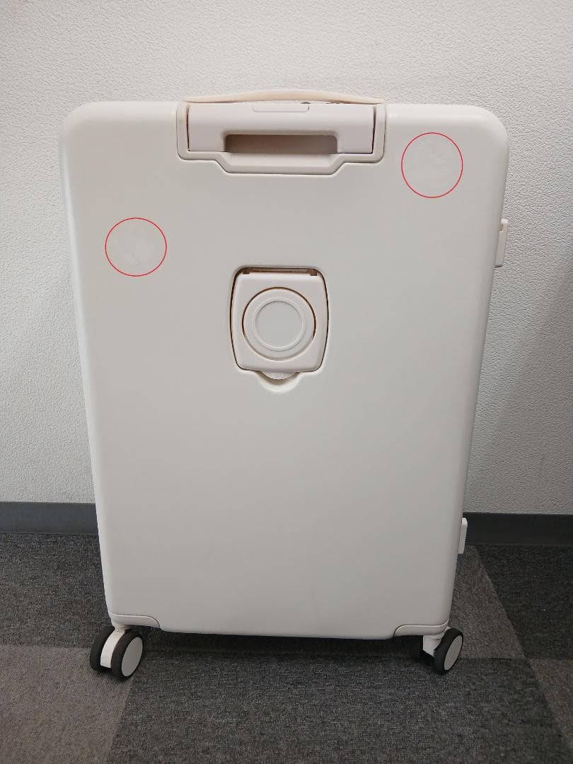 ミッキーマウス スーツケース 59L (3~7泊向け） アイボリー TSAロック