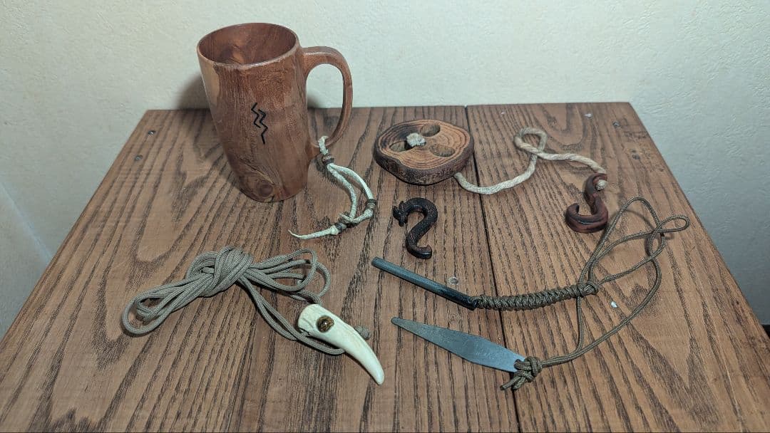 ソロキャンプ道具　ブッシュクラフトスタイル