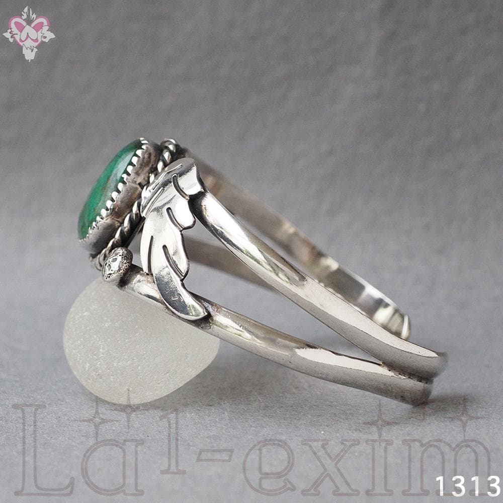 大粒 ナゲット ターコイズ インディアンジュエリー ナバホ族 シルバー バングル