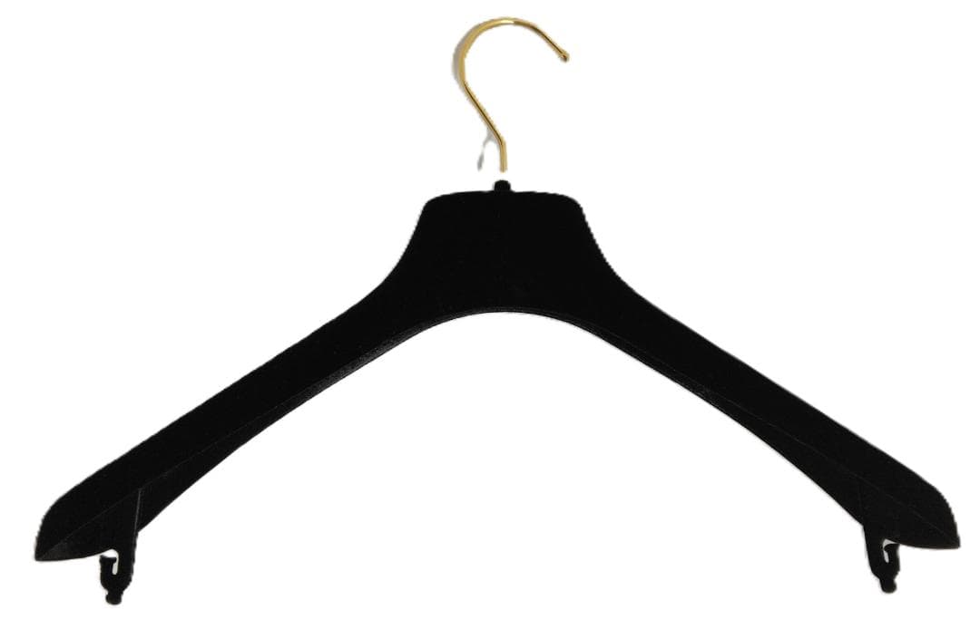 シャネル ハンガー ベルベット ノワール 8本セット 中古品 (56016)