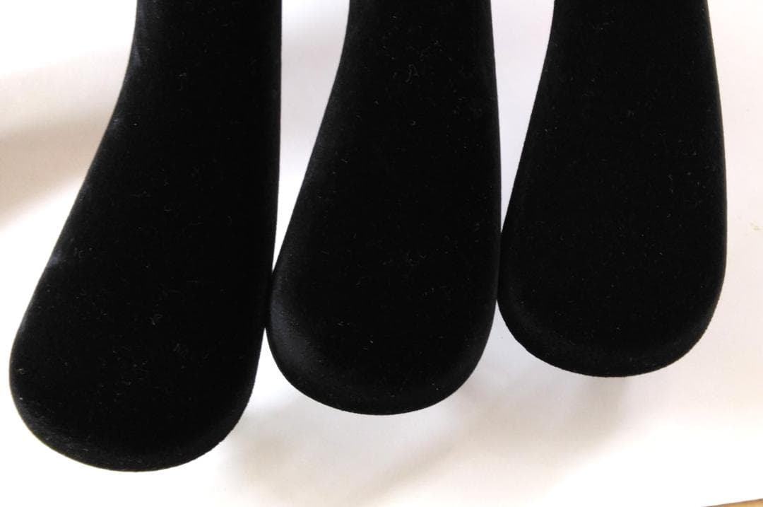 シャネル ハンガー ベルベット ノワール 8本セット 中古品 (56016)