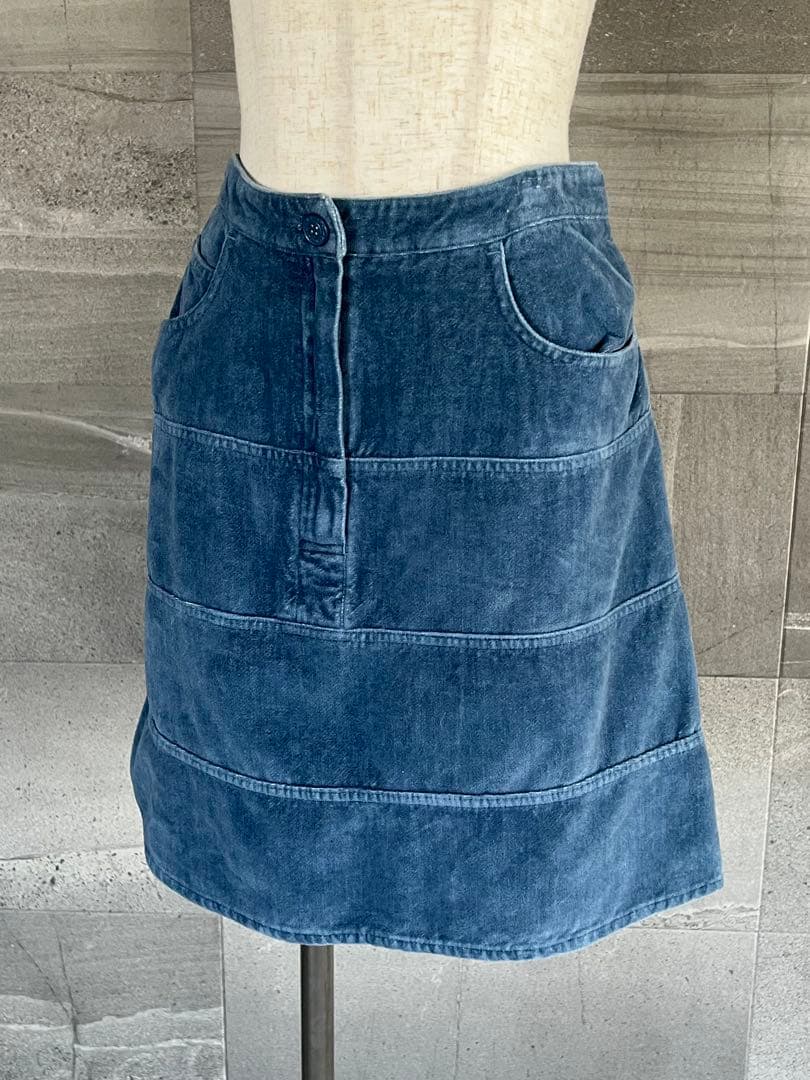 CHANEL シャネル　ベロア　スカート