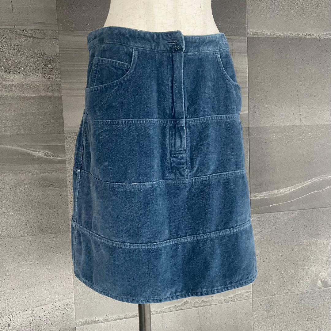 CHANEL シャネル　ベロア　スカート