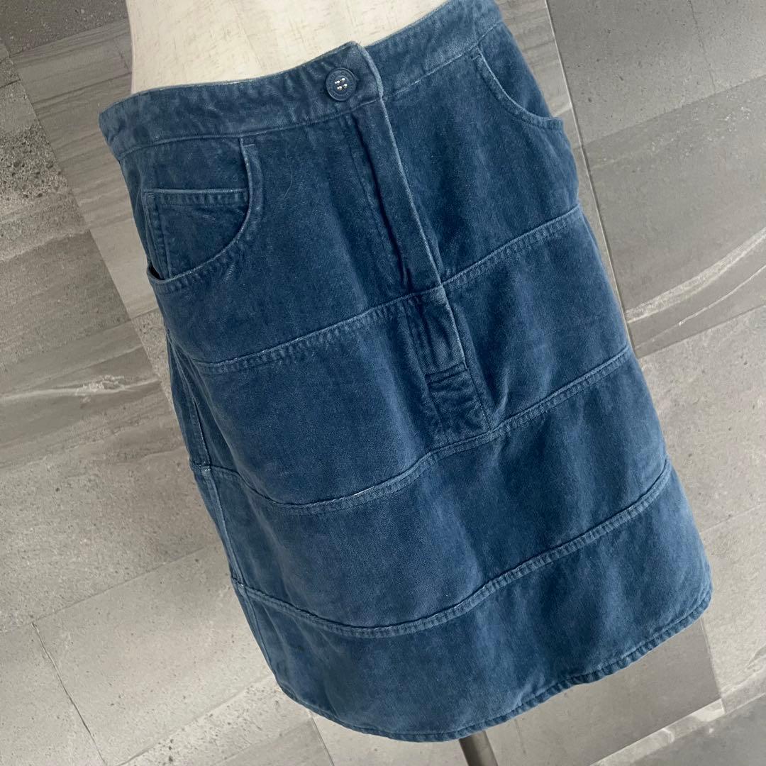 CHANEL シャネル　ベロア　スカート