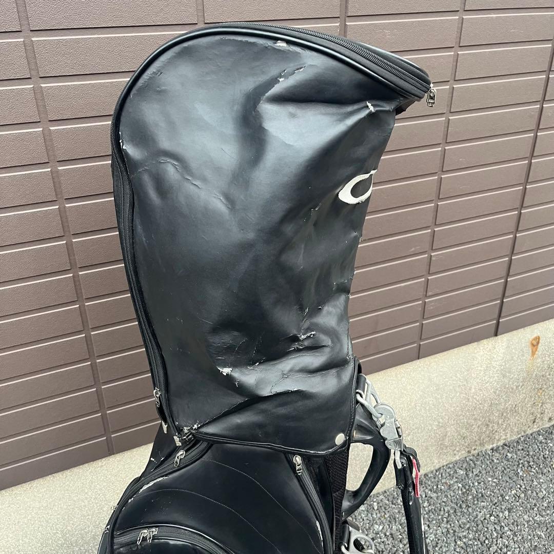 【大人気】OAKLEY オークリー SKULL キャディバッグ 3点式　ブラック