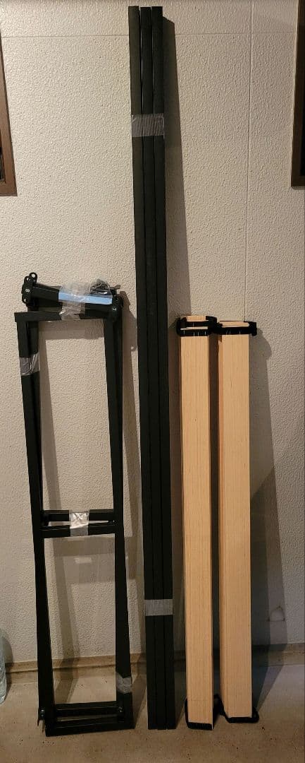 Zinus セミダブルベッドフレーム ブラック