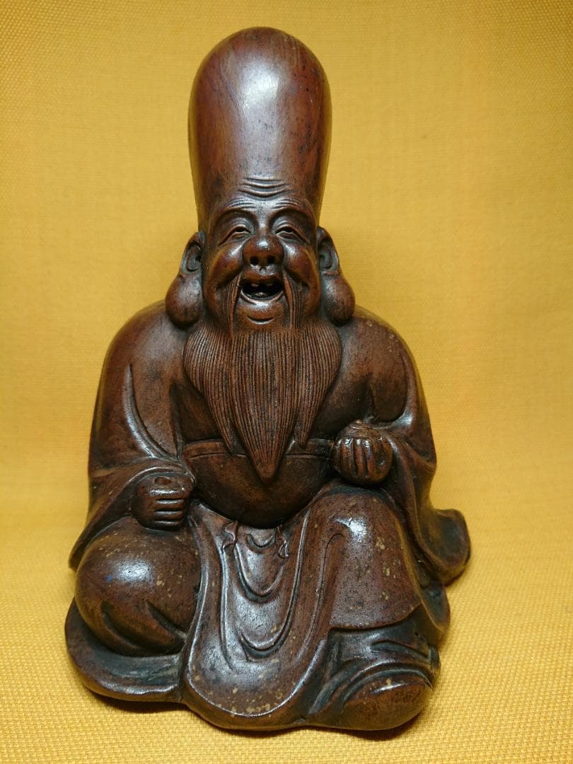 【美品】仏教美術　人形　陶器　骨董　置物　インテリア　工芸品　美術品　A3060