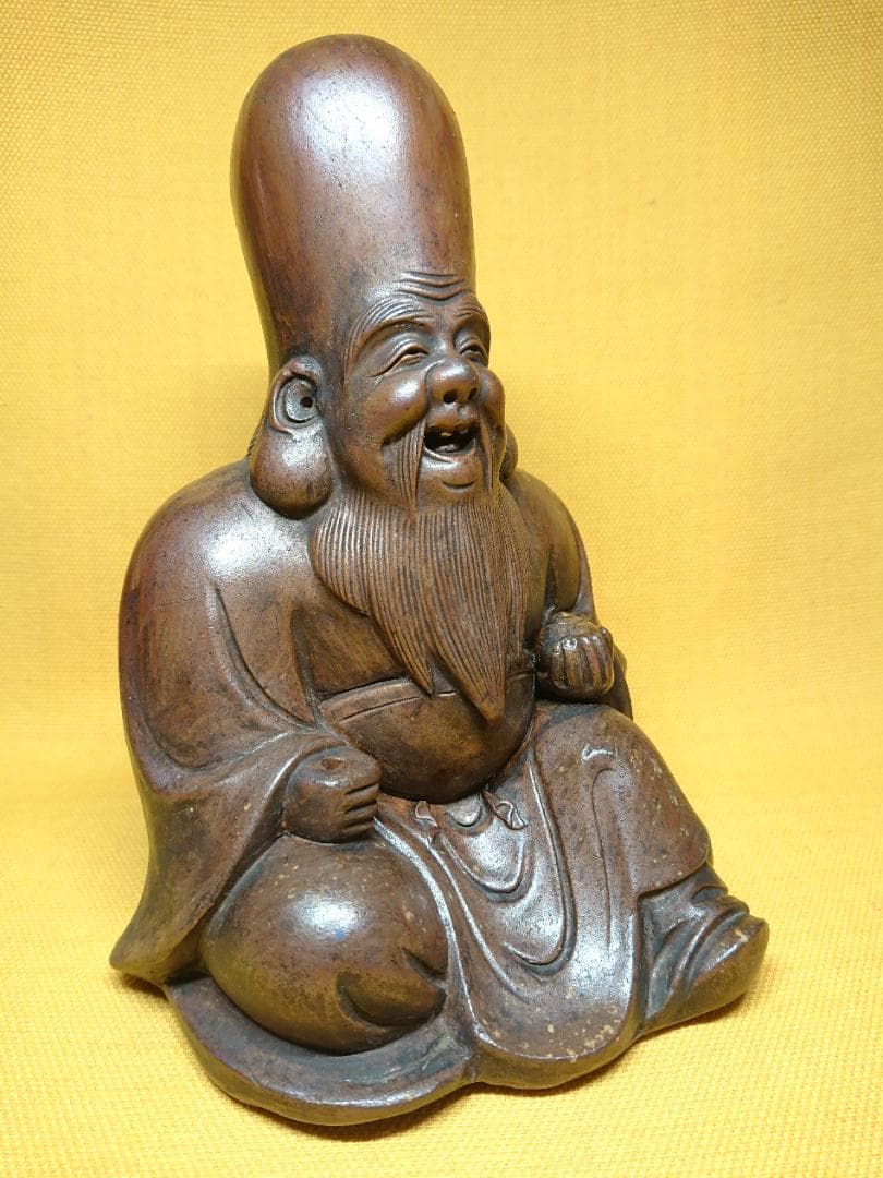 【美品】仏教美術　人形　陶器　骨董　置物　インテリア　工芸品　美術品　A3060