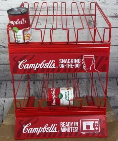 ❤️海外限定❤️非売品レア❤️キャンベル スープ収納ラック レッド✨キッチン✨