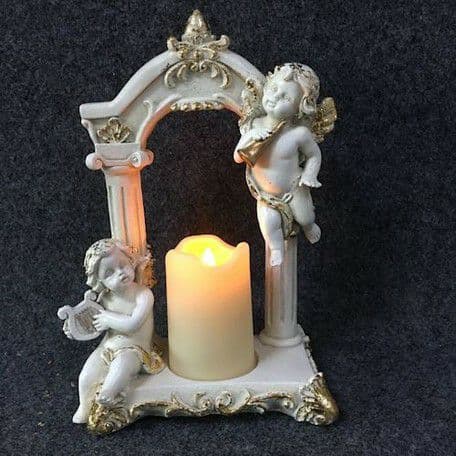 要問い合せ♥️癒され天使♥️ロココ調　エンジェル　天使　キャンドルライト　LED