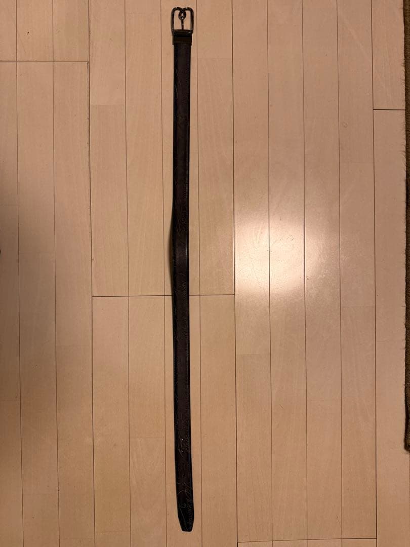 Berluti ベルルッティ カリグラフィ レザーベルト 35mm 美品