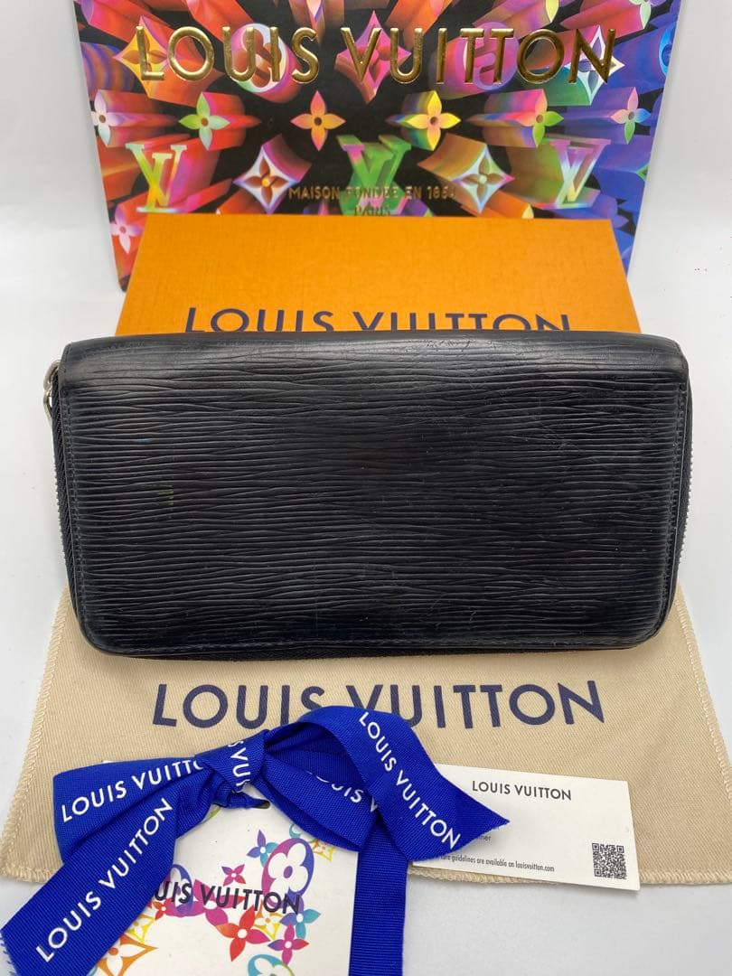 ルイヴィトン M63852 エピ ジッピーオーガナイザー 長財布 黒