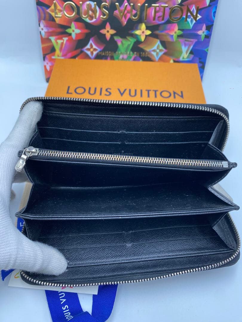 ルイヴィトン M63852 エピ ジッピーオーガナイザー 長財布 黒
